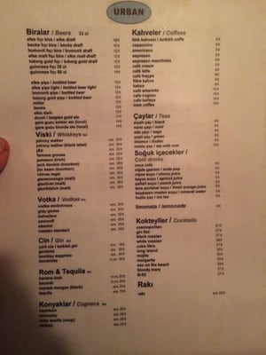 Menu photo 6 Urban Cafe Istanbul, 34 Menu photo 6 Urban Cafe Istanbul, 34