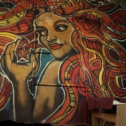 Kukuau Studio - Steampunk Pele
Our first al encompassing mural.