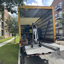 EZ Movers and Storage - Couch is on its side with items placed on top of it (which they said they couldn't do and therefore charged me for more space in the truck).