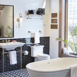 KOHLER Signature Store - Our "curiosities" suite gives that traditional, classic vibe.