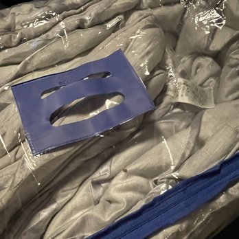 Antelope Cleaners - Comforter with bug inside the bag - Dry Cleaning Near Me - Murrieta, California Antelope Cleaners - Comforter with bug inside the bag - Dry Cleaning Near Me - Murrieta, California