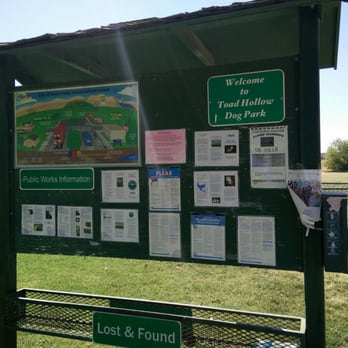 Toad Hollow Dog Park - Sign board. - Dog Parks Near Me - Davis, California