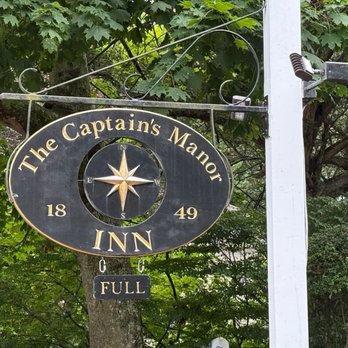 The Captain's Manor Inn - Sign at entrance - Hotels Near Me - Falmouth, Massachusetts The Captain's Manor Inn - Sign at entrance - Hotels Near Me - Falmouth, Massachusetts