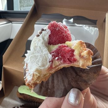 Maison Bouchard Fine Pastries - Raspberry eclair - Bakeries Near Me - Delray Beach, Florida