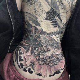 Traditional Japanese backpiece by Ryback/Noodles