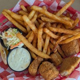 "Fish" and chips "Fish" and chips