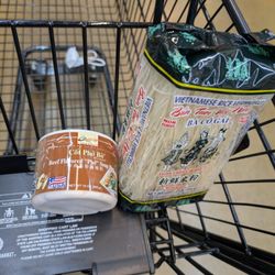 99 Ranch Market - Pho beef base, and Rice Noodles