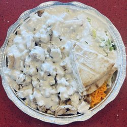 The Halal Guys - Regular Chicken Shawarma Platter