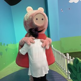 The best part was meeting Peppa Pig