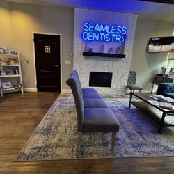 Seamless Dentistry - Door to patient rooms. Receptionist desk is to the left, but I did not take photos considering patient privacy.