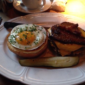 Au Cheval - The single with bacon and an egg. - Bars Near Me - Chicago, Illinois