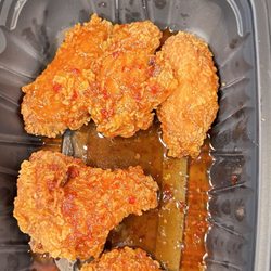 Popeys Chicken - Chicken wings w/sweet n spicy