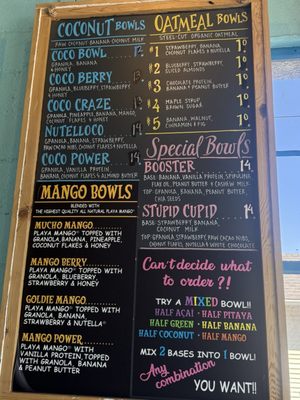 Menu photo 2 Playa Bowls Edgewater, CO