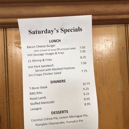 Specials! Specials!