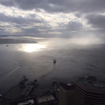Sky View Observatory - View of the sound from the top! - Observatories Near Me - Seattle, Washington