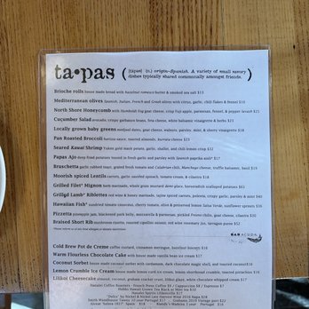 Bar Acuda - Menu - Tapas Bars Near Me - Hanalei, Hawaii Bar Acuda - Menu - Tapas Bars Near Me - Hanalei, Hawaii