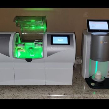 Fakhoury, Nicolas W DMD - Dentsply Sirona 3D crown Milling Machine with glazing oven. - Cosmetic Dentists Near Me - Delray Beach, Florida Fakhoury, Nicolas W DMD - Dentsply Sirona 3D crown Milling Machine with glazing oven. - Cosmetic Dentists Near Me - Delray Beach, Florida