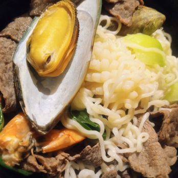 KPOT Korean BBQ & Hot Pot - KPOT Everything Hot Pot (includes seafood and your choice of 2 meats) - Barbeque Near Me - Layton, Utah KPOT Korean BBQ & Hot Pot - KPOT Everything Hot Pot (includes seafood and your choice of 2 meats) - Barbeque Near Me - Layton, Utah