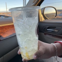 Ice Age Frozen Yogurt & Coffee - Extreme amount of ice and not enough boba.