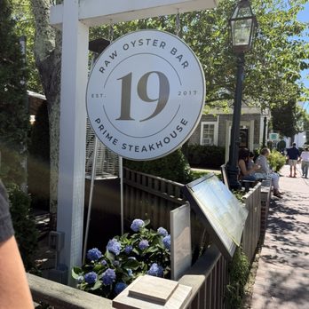 19 Raw - Outside signage - Seafood Near Me - Edgartown, Massachusetts