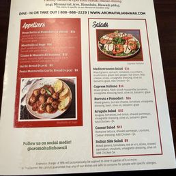 Menu Menu