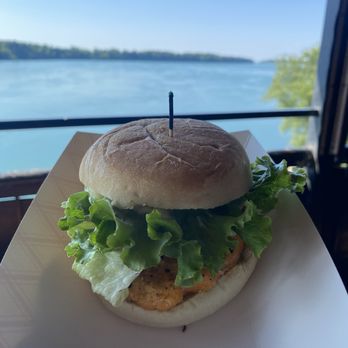 The Silo Restaurant - Salmon burger - Hot Dogs Near Me - Lewiston, New York
