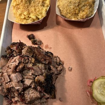 ABBQ - Chopped Brisket Mac and cheese and potato casserole - Barbeque Near Me - Atlantic Beach, Florida