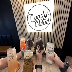 Candy Cloud - Strawberry lemonade, s'mores shake, chai latte, mocha cookie crumble frappe