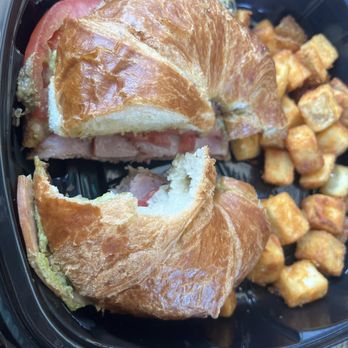 Mirabal Morning Café - Croissant sandwich - Cafes Near Me - Taos, New Mexico