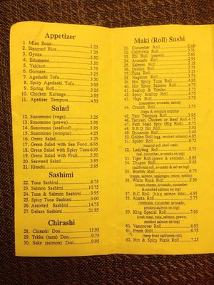 Menu photo 3 King Sushi Surrey, BC Menu photo 3 King Sushi Surrey, BC