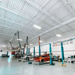 AutoHaus of Boulder - Interior shot of the shop.