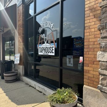 Blue River Taphouse - Entrance - Hot Dogs Near Me - New Castle, Indiana Blue River Taphouse - Entrance - Hot Dogs Near Me - New Castle, Indiana