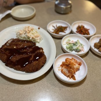 Dong A Korean Restaurant - a plate of meat, rice, and vegetables - Korean Near Me - Moore, Oklahoma Dong A Korean Restaurant - a plate of meat, rice, and vegetables - Korean Near Me - Moore, Oklahoma