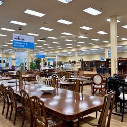 Habitat for Humanity ReStore - Banquet table in the foreground