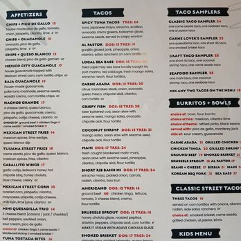Taco Caballito Tequileria - Menu - Tacos Near Me - Cape May, New Jersey Taco Caballito Tequileria - Menu - Tacos Near Me - Cape May, New Jersey