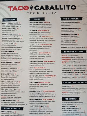 Menu photo 6 Taco Caballito Tequileria Cape May, NJ