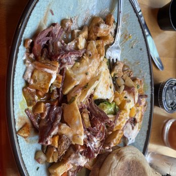 Dime Store - corned Beef Hash Exposed on the inside - Breakfast & Brunch Near Me - Detroit, Michigan