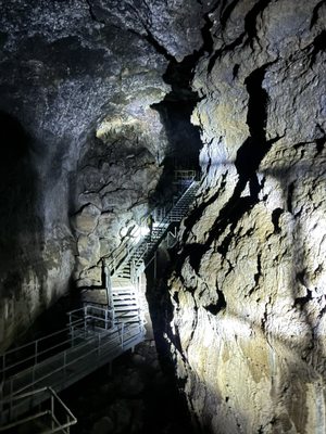 Lava River Cave by null
