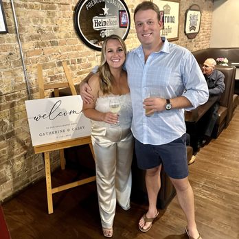 Pizzeria Serio Event Space - a man and a woman posing for a picture - Venues & Event Spaces Near Me - Chicago, Illinois