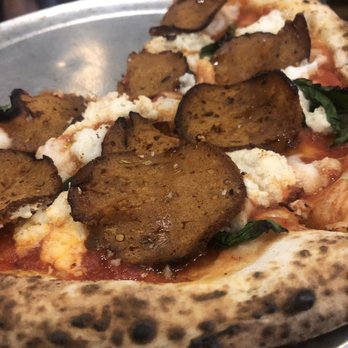 Talula's - Margie sub for vegan cheese, add vegan pepperoni - Pizza Near Me - Asbury Park, New Jersey