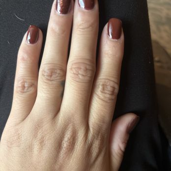 Edgy Nails & Spa - Fall Short nails - Nail Salons Near Me - Riverside, California