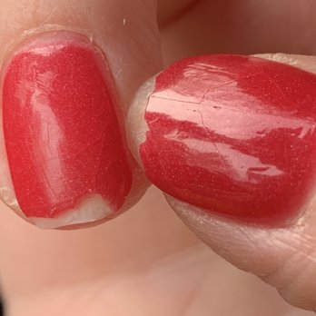 Perfect 10 Nails & Spas - Cracking all over. - Day Spas Near Me - Delaware, Ohio