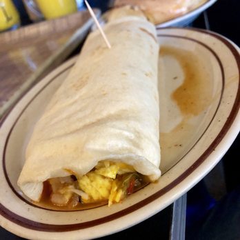 Frontier - Breakfast burrito with green Chile, eggs, hash browns, cheese. On a ginormous, soft flour tortilla. - Mexican Near Me - Albuquerque, New Mexico Frontier - Breakfast burrito with green Chile, eggs, hash browns, cheese. On a ginormous, soft flour tortilla. - Mexican Near Me - Albuquerque, New Mexico