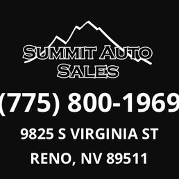 Exterior photo of Summit Auto Sales - Reno, Nevada Exterior photo of Summit Auto Sales - Reno, Nevada
