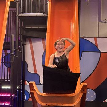 Sky Zone Trampoline Park - This is the face of a very happy birthday girl! - Trampoline Parks Near Me - Dublin, California Sky Zone Trampoline Park - This is the face of a very happy birthday girl! - Trampoline Parks Near Me - Dublin, California