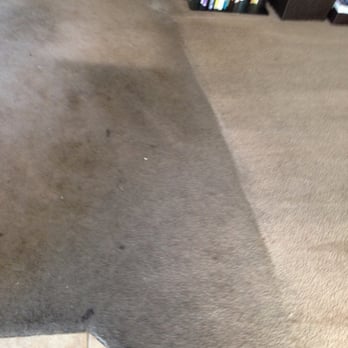 Eco Clean - Here you can see how well he cleaned to the right side comparing to the area not cleaned yet. - Carpet Cleaning Near Me - Las Vegas, Nevada Eco Clean - Here you can see how well he cleaned to the right side comparing to the area not cleaned yet. - Carpet Cleaning Near Me - Las Vegas, Nevada