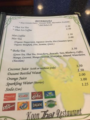 Menu photo 7 Koon Thai Restaurant New Haven, CT