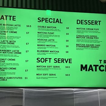 True Matcha - Menu - Coffee & Tea Near Me - Las Vegas, Nevada