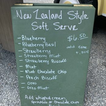 Holl & Stone Farms - New Zealand style soft serve menu - Ice Cream & Frozen Yogurt Near Me - Garner, North Carolina Holl & Stone Farms - New Zealand style soft serve menu - Ice Cream & Frozen Yogurt Near Me - Garner, North Carolina