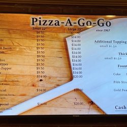 Pizza-A-Go-Go - Menu